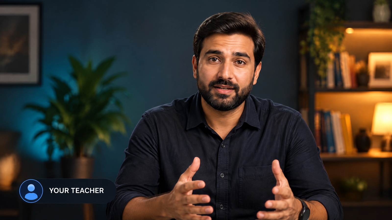 Teacher video placeholder